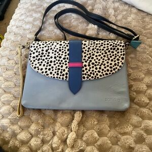 Soruka  crossbody animal print multicolor purse.